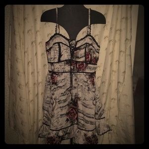 Hot Topic Floral Musical Not Dress NWT Plus sz 16